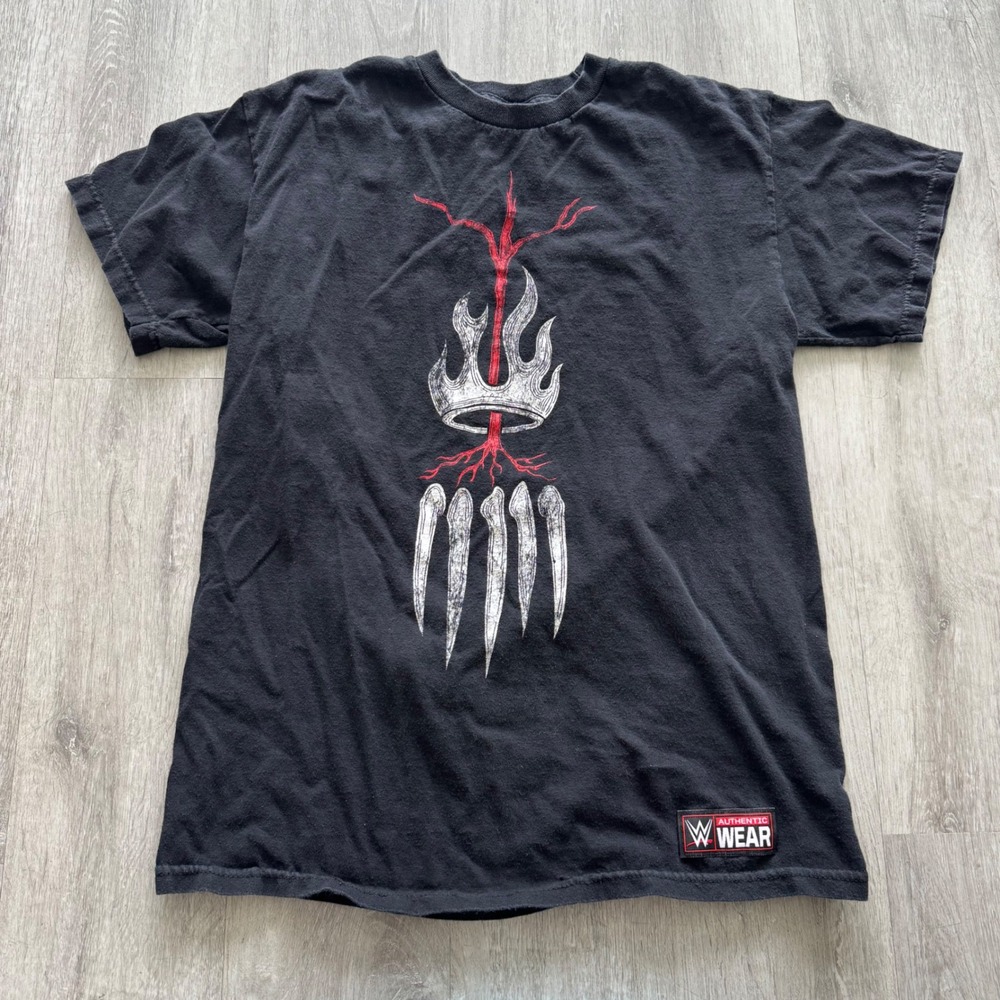 WWE Slam Crate Finn Balor T-Shirt Mens Medium Black Graphic Tee Loot Crate